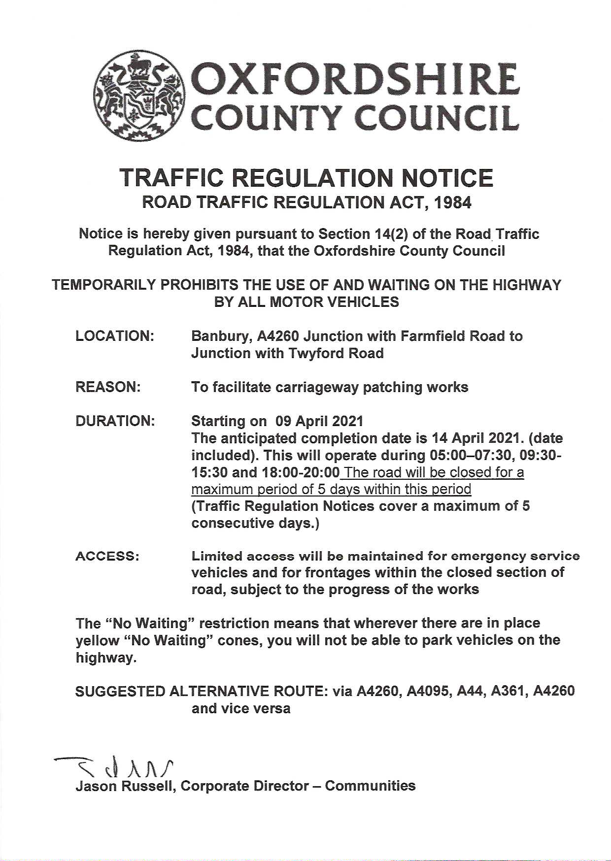 images/news/TRN Farmfield Rd to Twyford Rd April 2021.jpg